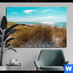 Alu Dibond Bild Nordseelandschaft Auf Sylt Querformat Produktvorschau mit dem Bild Nordseelandschaft auf Sylt im Format Querformat.