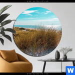 Alu Dibond Bild Nordseelandschaft Auf Sylt Rund Produktvorschau mit dem Bild Nordseelandschaft auf Sylt im Format Rund.