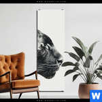 Alu Dibond Bild Panther Natur Im Schatten Schmal Produktvorschau mit dem Bild Panther - Natur im Schatten im Format Schmal.