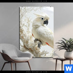 Alu Dibond Bild Papagei Zarte Gefangenschaft Hochformat Produktvorschau mit dem Bild Papagei - Zarte Gefangenschaft im Format Hochformat.