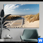 Alu Dibond Bild Strand Auf Langeoog Querformat Produktvorschau mit dem Bild Strand auf Langeoog im Format Querformat.