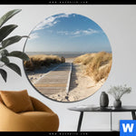 Alu Dibond Bild Strand Auf Langeoog Rund Produktvorschau mit dem Bild Strand auf Langeoog im Format Rund.