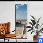Alu Dibond Bild Strand Auf Langeoog Schmal Produktvorschau mit dem Bild Strand auf Langeoog im Format Schmal.