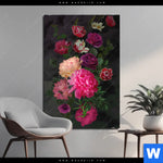 Alu Dibond Bild Vintage Blumen No 2 Hochformat Produktvorschau mit dem Bild Vintage Blumen No. 2 im Format Hochformat.