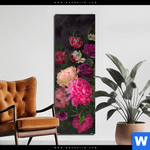 Alu Dibond Bild Vintage Blumen No 2 Schmal Produktvorschau mit dem Bild Vintage Blumen No. 2 im Format Schmal.