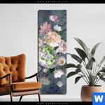 Alu Dibond Bild Vintage Blumen No 3 Schmal Produktvorschau mit dem Bild Vintage Blumen No. 3 im Format Schmal.