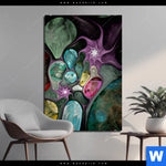 Aluminiumbild Gebürstet Abstrakte Bunte Blasen Hochformat Produktvorschau mit dem Bild Abstrakte Bunte Blasen im Format Hochformat.