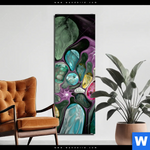 Aluminiumbild Gebürstet Abstrakte Bunte Blasen Schmal Produktvorschau mit dem Bild Abstrakte Bunte Blasen im Format Schmal.