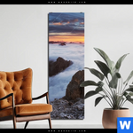 Aluminiumbild Gebürstet Alpen Im Nebel Schmal Produktvorschau mit dem Bild Alpen im Nebel im Format Schmal.