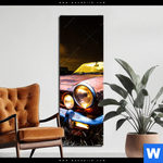 Aluminiumbild Gebürstet Altes Auto Schmal Produktvorschau mit dem Bild Altes Auto im Format Schmal.