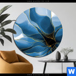 Aluminiumbild Gebürstet Aquarell Blume Rund Produktvorschau mit dem Bild Aquarell Blume im Format Rund.