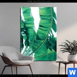 Aluminiumbild Gebürstet Bananenpalme Hochformat Produktvorschau mit dem Bild Bananenpalme im Format Hochformat.