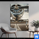 Aluminiumbild Gebürstet Bereit Zum Abheben Hochformat Produktvorschau mit dem Bild Bereit zum Abheben im Format Hochformat.