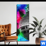 Aluminiumbild Gebürstet Berliner Fernsehturm Pop Art No 1 Schmal Produktvorschau mit dem Bild Berliner Fernsehturm Pop Art No.1 im Format Schmal.
