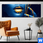 Aluminiumbild Gebürstet Blaue Schoenheit Panorama Produktvorschau mit dem Bild Blaue Schönheit im Format Panorama.