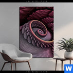 Aluminiumbild Gebürstet Blueten Spirale Hochformat Produktvorschau mit dem Bild Blüten Spirale im Format Hochformat.