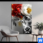 Aluminiumbild Gebürstet Bluetenpracht Am Hirschgeweih Hochformat Produktvorschau mit dem Bild Blütenpracht am Hirschgeweih im Format Hochformat.