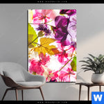 Aluminiumbild Gebürstet Blumen Collage No 2 Hochformat Produktvorschau mit dem Bild Blumen Collage No.2 im Format Hochformat.