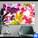 Aluminiumbild Gebürstet Blumen Collage No 2 Querformat Produktvorschau mit dem Bild Blumen Collage No.2 im Format Querformat.