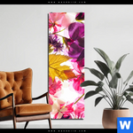 Aluminiumbild Gebürstet Blumen Collage No 2 Schmal Produktvorschau mit dem Bild Blumen Collage No.2 im Format Schmal.