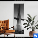 Aluminiumbild Gebürstet Bruecke Am Weiten Meer Schmal Produktvorschau mit dem Bild Brücke am weiten Meer im Format Schmal.