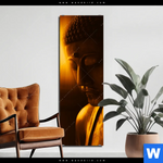 Aluminiumbild Gebürstet Buddha Licht Der Weisheit Schmal Produktvorschau mit dem Bild Buddha - Licht der Weisheit im Format Schmal.