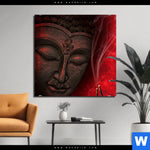 Aluminiumbild Gebürstet Buddha Weihrauch Quadrat Produktvorschau mit dem Bild Buddha & Weihrauch im Format Quadrat.