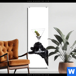 Aluminiumbild Gebürstet Bulldogge Mit Martini Schmal Produktvorschau mit dem Bild Bulldogge mit Martini im Format Schmal.