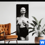 Aluminiumbild Gebürstet Dame Mit Zigarre Schmal Produktvorschau mit dem Bild Dame mit Zigarre im Format Schmal.
