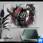 Aluminiumbild Gebürstet Der Schrei Grunge Stil Querformat Produktvorschau mit dem Bild Der Schrei - Grunge-Stil im Format Querformat.