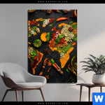 Aluminiumbild Gebürstet Die Weltkarte Der Gewuerze Hochformat Produktvorschau mit dem Bild Die Weltkarte der Gewürze im Format Hochformat.