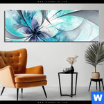 Aluminiumbild Gebürstet Digitale Blumen No 3 Panorama Produktvorschau mit dem Bild Digitale Blumen No.3 im Format Panorama.