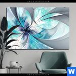 Aluminiumbild Gebürstet Digitale Blumen No 3 Querformat Produktvorschau mit dem Bild Digitale Blumen No.3 im Format Querformat.