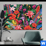 Aluminiumbild Gebürstet Exotische Tropenpflanzen Querformat Produktvorschau mit dem Bild Exotische Tropenpflanzen im Format Querformat.