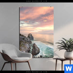 Aluminiumbild Gebürstet Felsen Am Meer Hochformat Produktvorschau mit dem Bild Felsen am Meer im Format Hochformat.