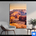 Aluminiumbild Gebürstet Felsen Bei Sonnenuntergang Hochformat Produktvorschau mit dem Bild Felsen bei Sonnenuntergang im Format Hochformat.