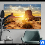 Aluminiumbild Gebürstet Felsen In Wueste Querformat Produktvorschau mit dem Bild Felsen in Wüste im Format Querformat.