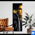 Aluminiumbild Gebürstet Fingerspitzengefuehl Schmal Produktvorschau mit dem Bild Fingerspitzengefühl im Format Schmal.