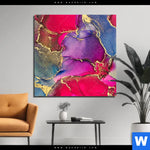 Aluminiumbild Gebürstet Fluid Art Fruehlingszauber Quadrat Produktvorschau mit dem Bild Fluid Art Frühlingszauber im Format Quadrat.