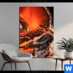 Aluminiumbild Gebürstet Fluid Art Lavastrom Hochformat Produktvorschau mit dem Bild Fluid Art Lavastrom im Format Hochformat.