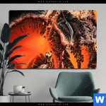 Aluminiumbild Gebürstet Fluid Art Lavastrom Querformat Produktvorschau mit dem Bild Fluid Art Lavastrom im Format Querformat.