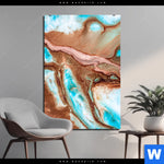 Aluminiumbild Gebürstet Fluid Art Sandbank Hochformat Produktvorschau mit dem Bild Fluid Art Sandbank im Format Hochformat.