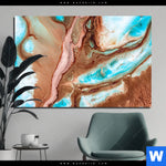 Aluminiumbild Gebürstet Fluid Art Sandbank Querformat Produktvorschau mit dem Bild Fluid Art Sandbank im Format Querformat.