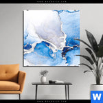 Aluminiumbild Gebürstet Fluid Art Winter Wonderland Quadrat Produktvorschau mit dem Bild Fluid Art Winter Wonderland im Format Quadrat.