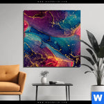 Aluminiumbild Gebürstet Fluid Fantasia Quadrat Produktvorschau mit dem Bild Fluid Fantasia im Format Quadrat.