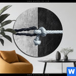 Aluminiumbild Gebürstet Freundschaft Respekt Rund Produktvorschau mit dem Bild Freundschaft & Respekt im Format Rund.