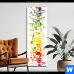 Aluminiumbild Gebürstet Fruchtspritzer Schmal Produktvorschau mit dem Bild Fruchtspritzer im Format Schmal.