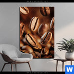 Aluminiumbild Gebürstet Geroestete Kaffeebohnen No 2 Hochformat Produktvorschau mit dem Bild Geröstete Kaffeebohnen No.2 im Format Hochformat.