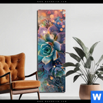 Aluminiumbild Gebürstet Glaenzende Sukkulenten Schmal Produktvorschau mit dem Bild Glänzende Sukkulenten im Format Schmal.