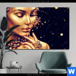 Aluminiumbild Gebürstet Golden Girl Querformat Produktvorschau mit dem Bild Golden Girl im Format Querformat.